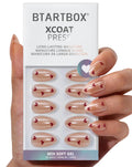 BTArtbox Feel My Love Press On Nails – 3D Red Heart Almond Kit (32 Nails)