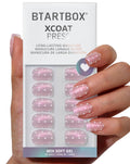 BTArtbox Sugar Pop Press On Nails Short 32-Piece Kit | 16 Sizes, 3D Polka Dot Glitter