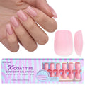 BTArtbox XCOATTIPS Natural Nail Tips – Extra Short Pink Square Press-On Nails