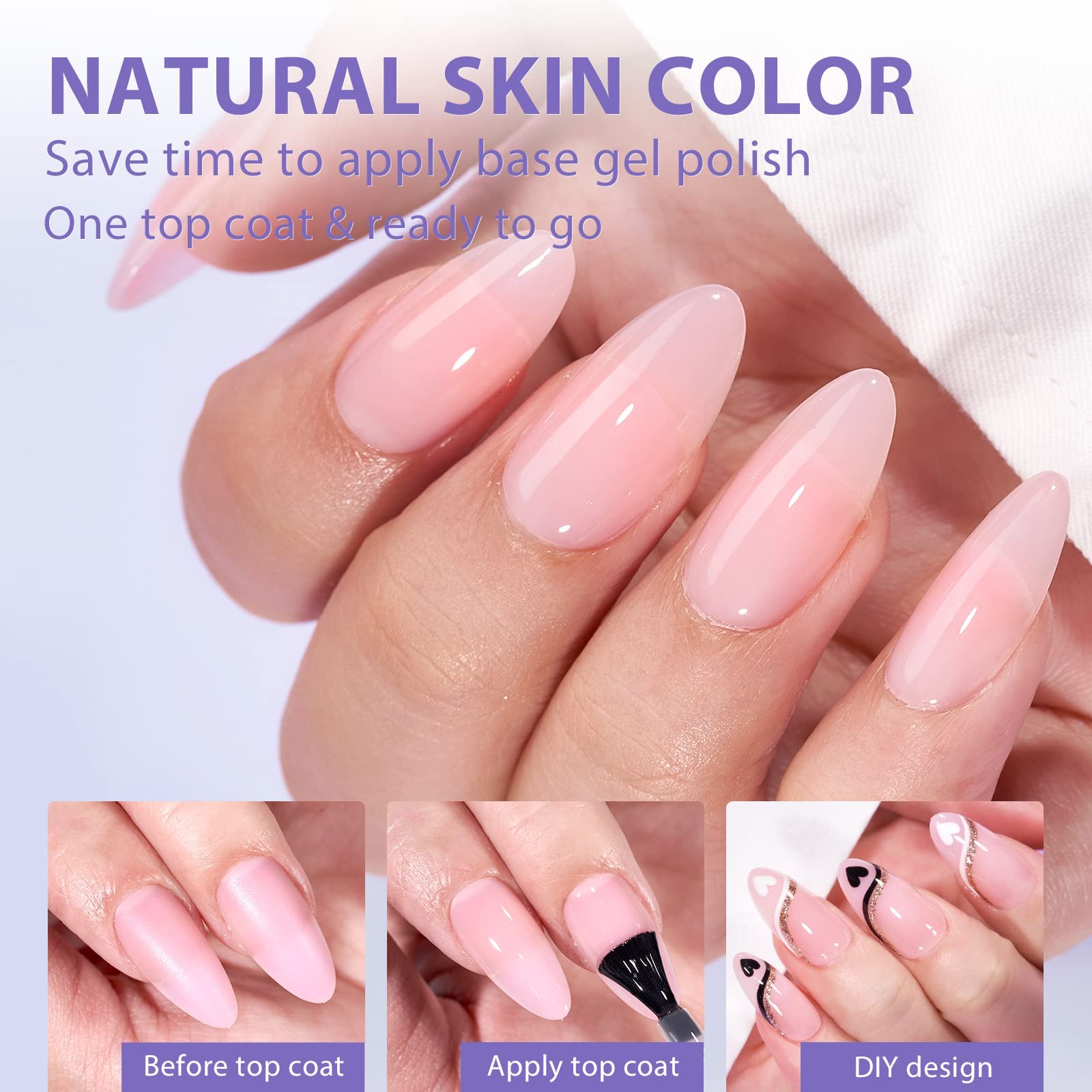 BTArtbox XCOATTIPS Matte Medium Almond Press-On Nails – Long-Lasting Soft Gel Extensions