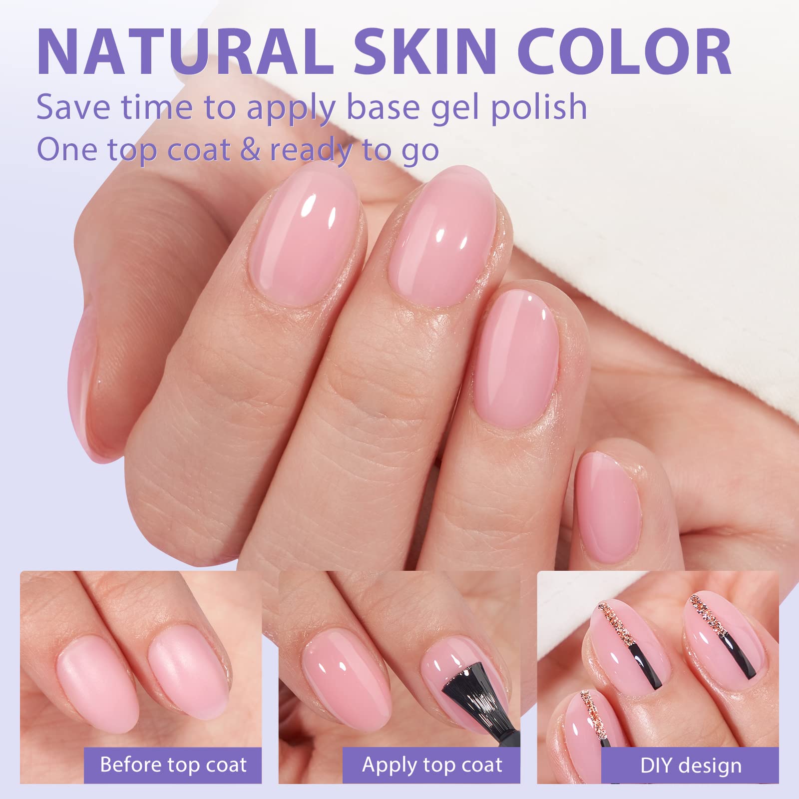 BTArtbox XCOATTIPS Matte Nail Tips - Extra Short Almond Pink | Long-Lasting Soft Gel Extensions