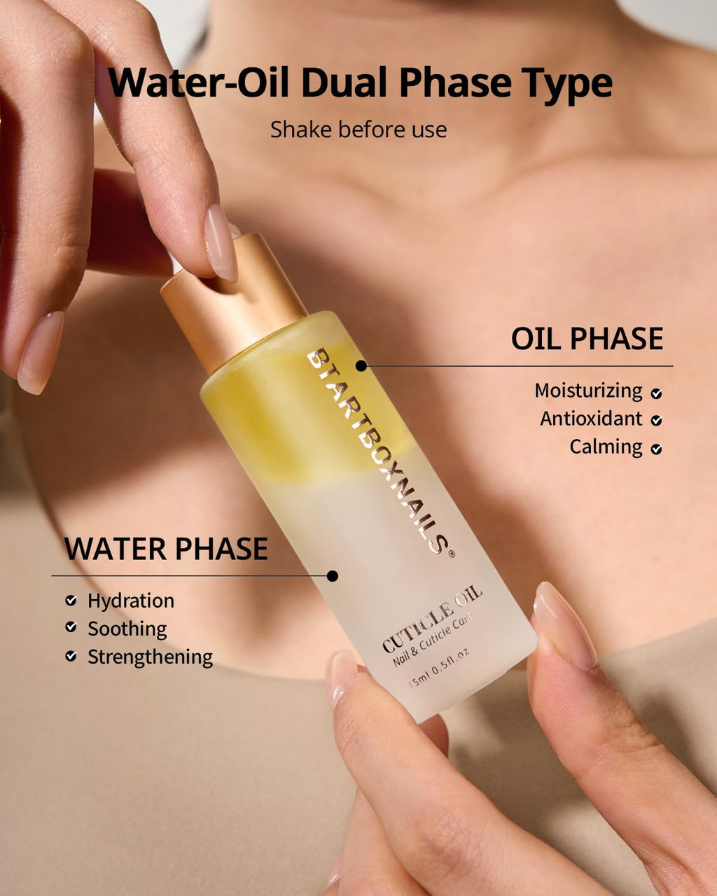 BTARTBOXNAILS Cuticle Oil – Deep Hydration & Conditioning with Jojoba, Vitamin E & Biotin (15ml)