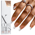 BTArtboxnails French Gel Nail Tips – Brown Medium Coffin XCOATTIPS