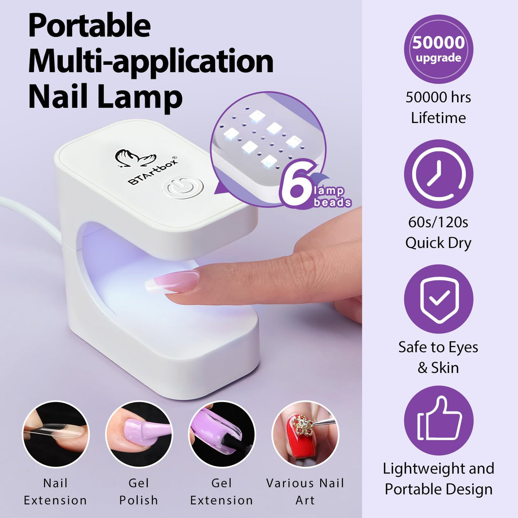BTArtboxnails Builder Gel for French Tips – 30+ Days Protection Duo Kit