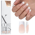 BTArtboxNails Soft Gel Nail Tips - 150pcs Long Square French Press-On Nails