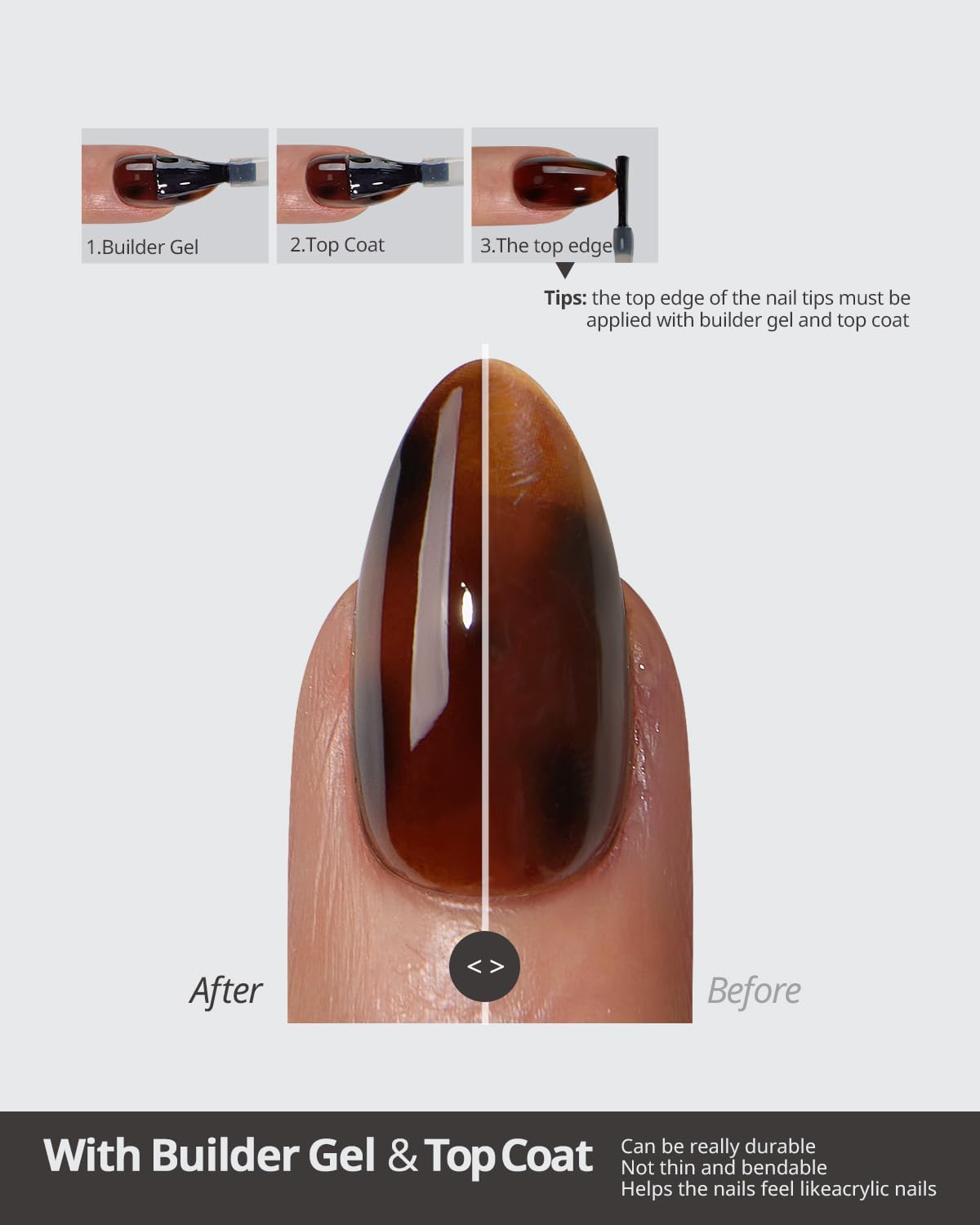 BTArtboxnails SoftCoattips Tortoiseshell Almond Short Press On Nails – 96 Pcs