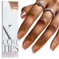 BTArtboxnails XCOATTIPS French Tip Nails – 160pcs Short Brown Press-On Gel Nails