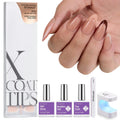 BTArtboxnails XCOATTIPS Almond Press-On Nails – All-in-One French Gel Kit