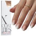 BTArtboxnails XCOATTIPS Ombre Nails – Extra Short Square Press-On Nails, 150Pcs Nude Peach