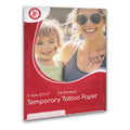 BubblePop! Printable Temporary Tattoo Paper for Inkjet Printer – Skin-Safe, Water-Resistant, 5-Sheet Pack (8.5x11 in)