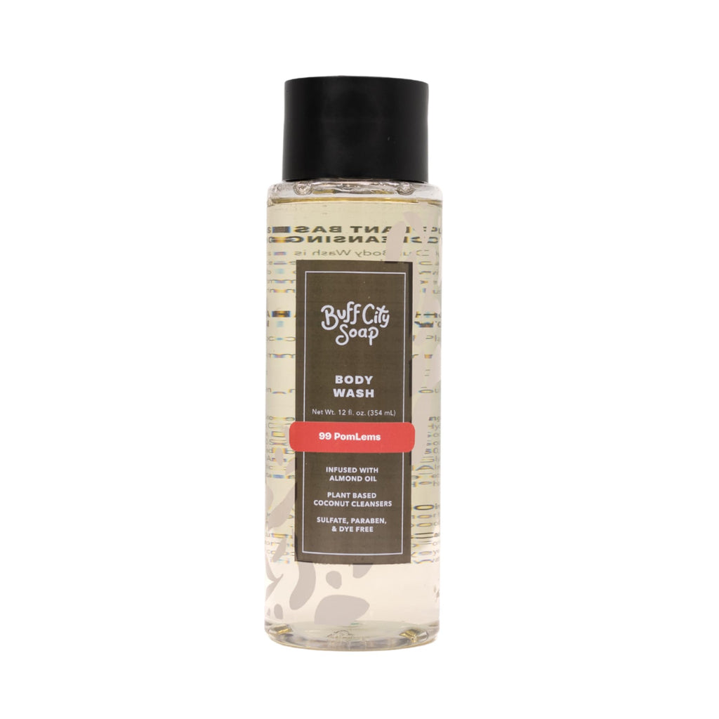Buff City Soap Plant-Based Body Wash – Coconut Cleansers & Almond Oil Infused, Gentle Rich Lather | 12 oz