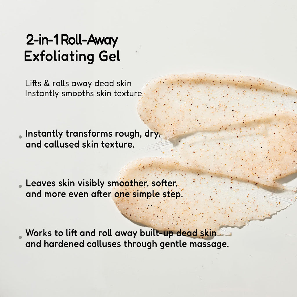 BUFFOUT Callus Eraser Exfoliating Gel – Feet, Heels, Elbows & Knees