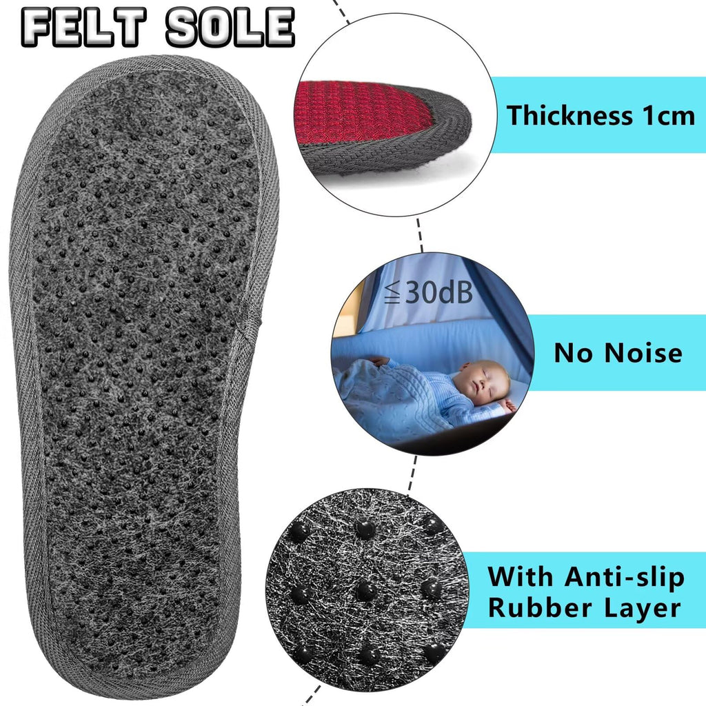 BUGUKI Spa Slippers Set – Non-Slip, Washable Guest Slippers, 3 Pairs for Spa, Hotel, Home