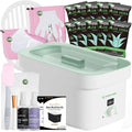BUMPLYBEE 7000ml Paraffin Wax Machine for Hands & Feet | Aloe Vera Refills Included | White Home Spa Kit