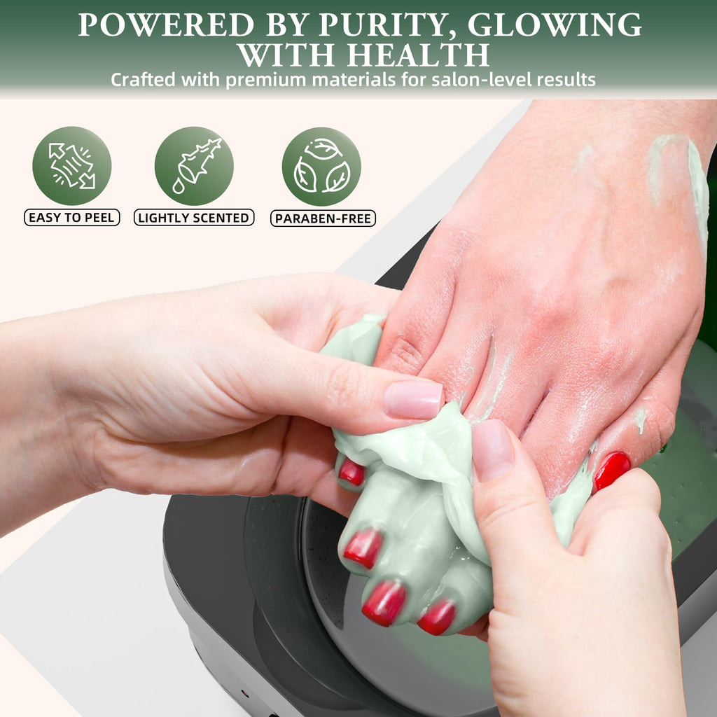 BUMPLYBEE 7000ml Paraffin Wax Machine for Hands & Feet with Aloe Vera Refills