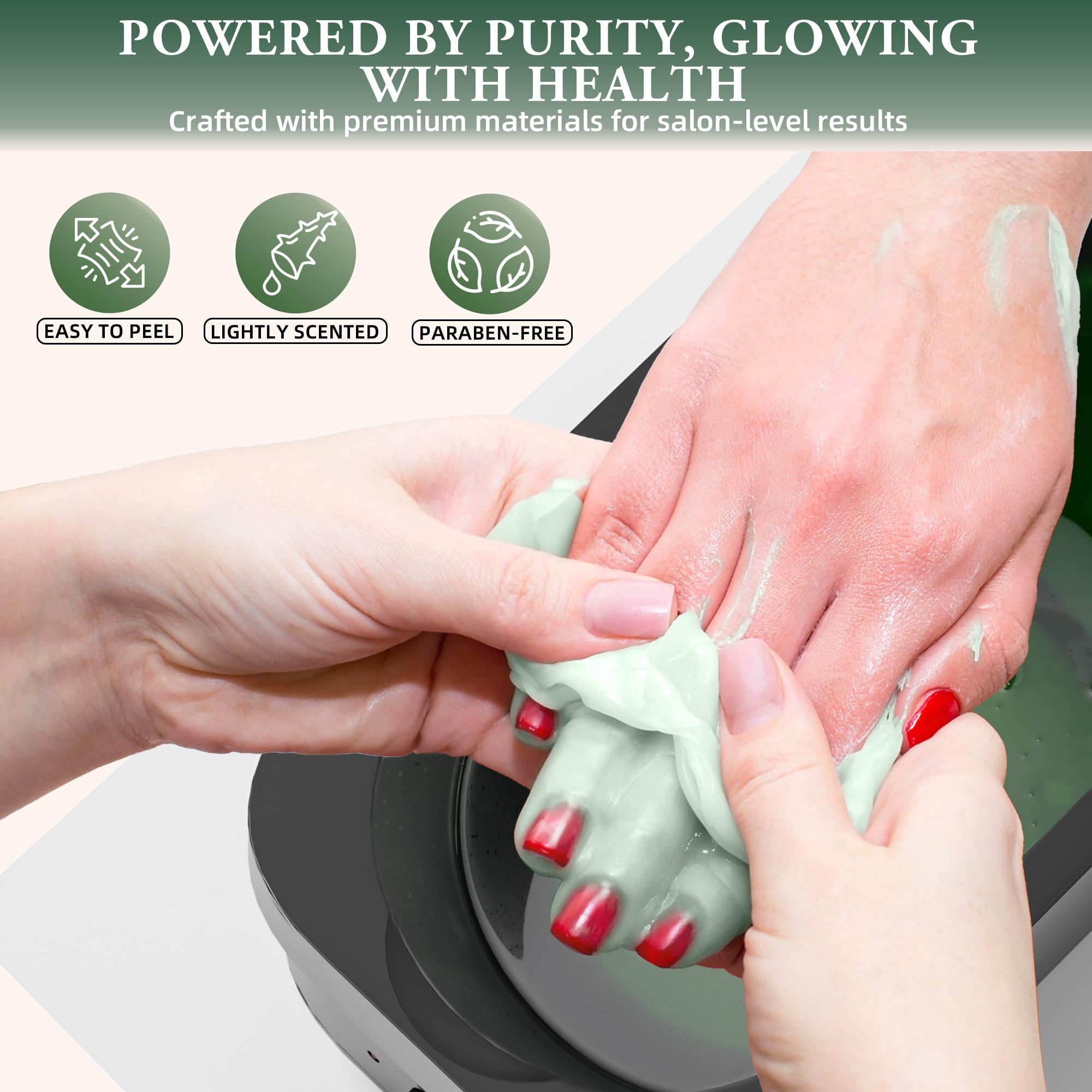 BUMPLYBEE 7000ml Paraffin Wax Machine for Hands & Feet with Aloe Vera Refills