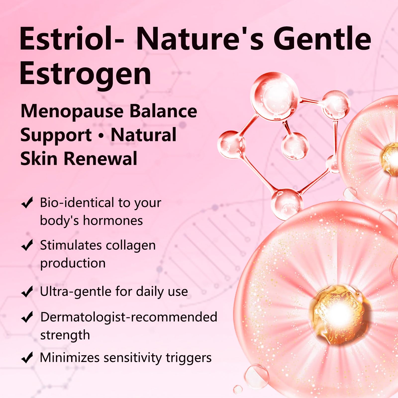 BUNUSS Estriol Face Cream for Women – Natural Bioidentical Moisturizer with Wild Yam