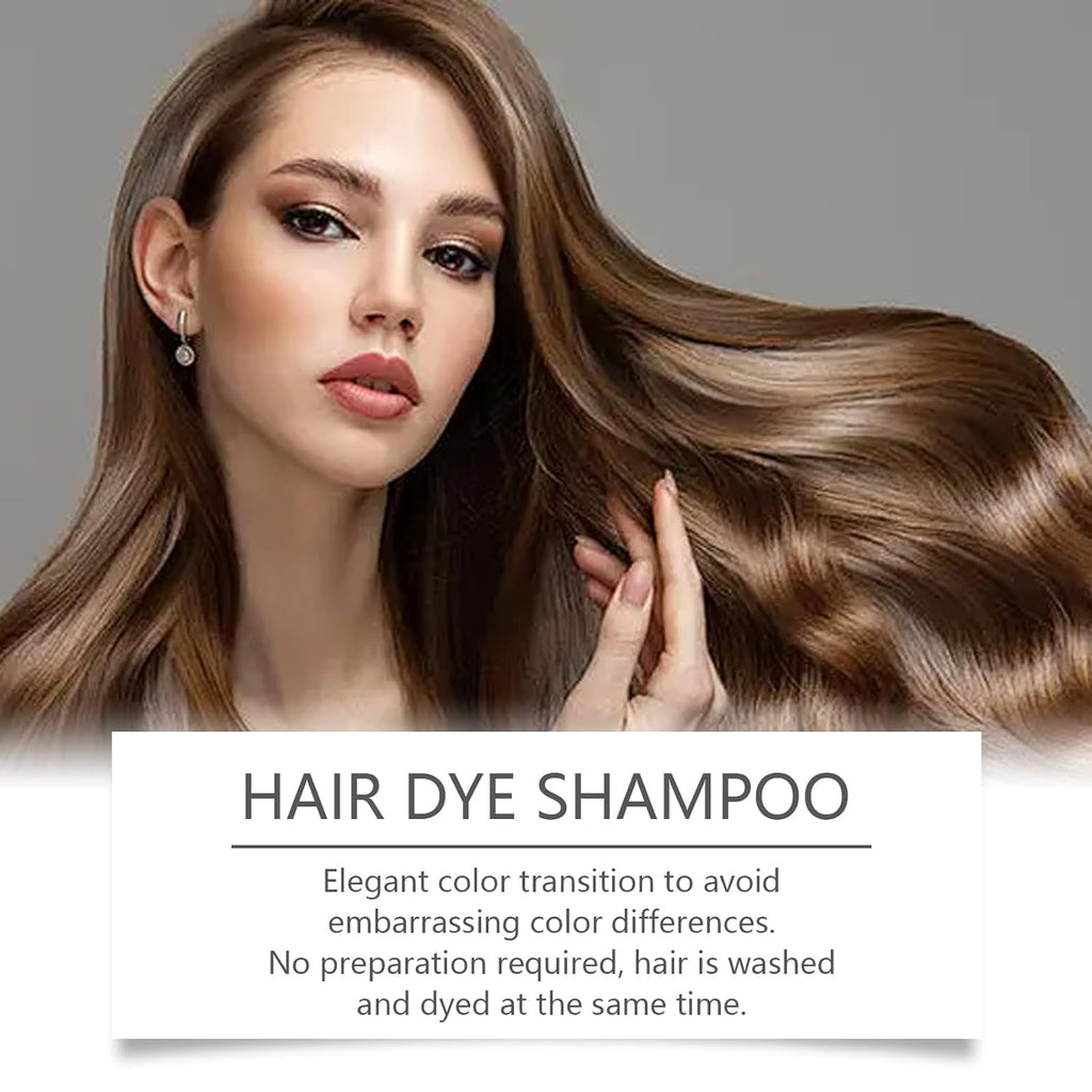 Bupposes Black Dye Shampoo – 3-in-1 Hair Color Shampoo for Men & Women (200ml)
