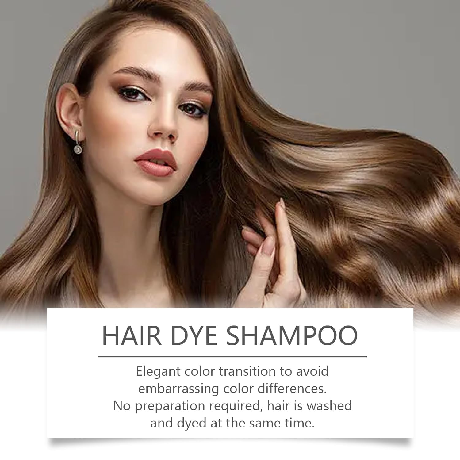 Bupposes Black Dye Shampoo – 3-in-1 Hair Color Shampoo for Men & Women (200ml)