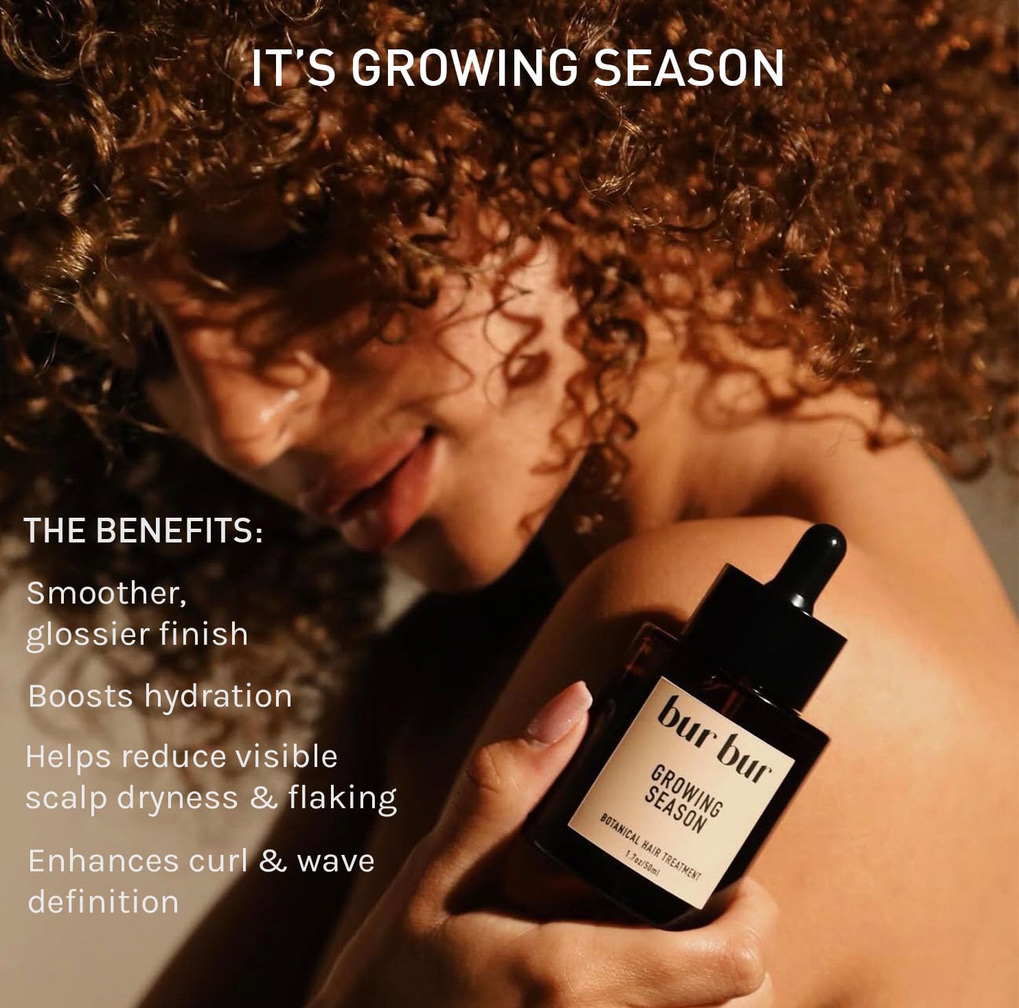 BUR BUR Growing Season Hair Growth & Repair Oil – 3 Pack | Burdock, Nettle & Vitamin C