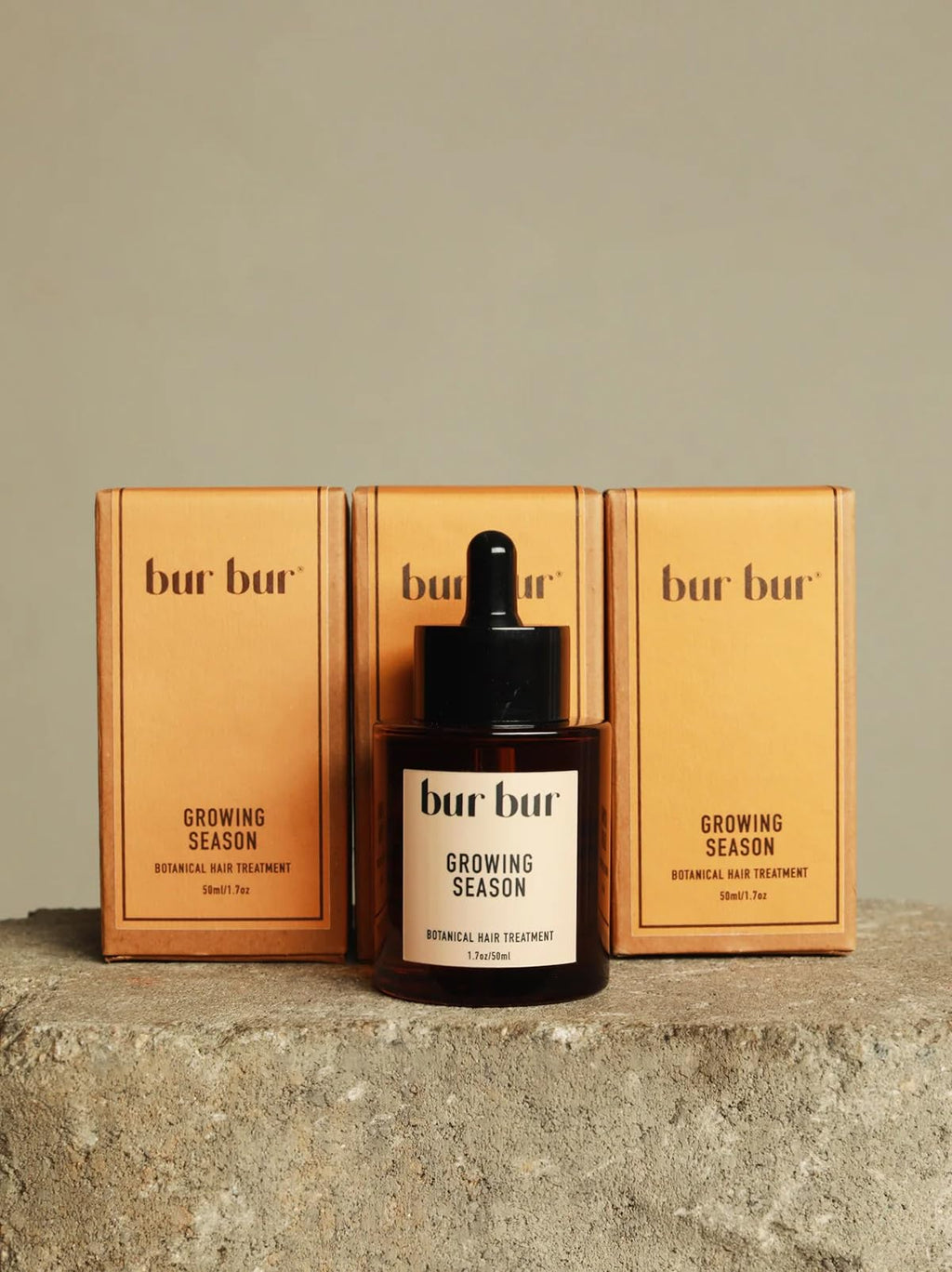 BUR BUR Growing Season Hair Growth & Repair Oil – 3 Pack | Burdock, Nettle & Vitamin C