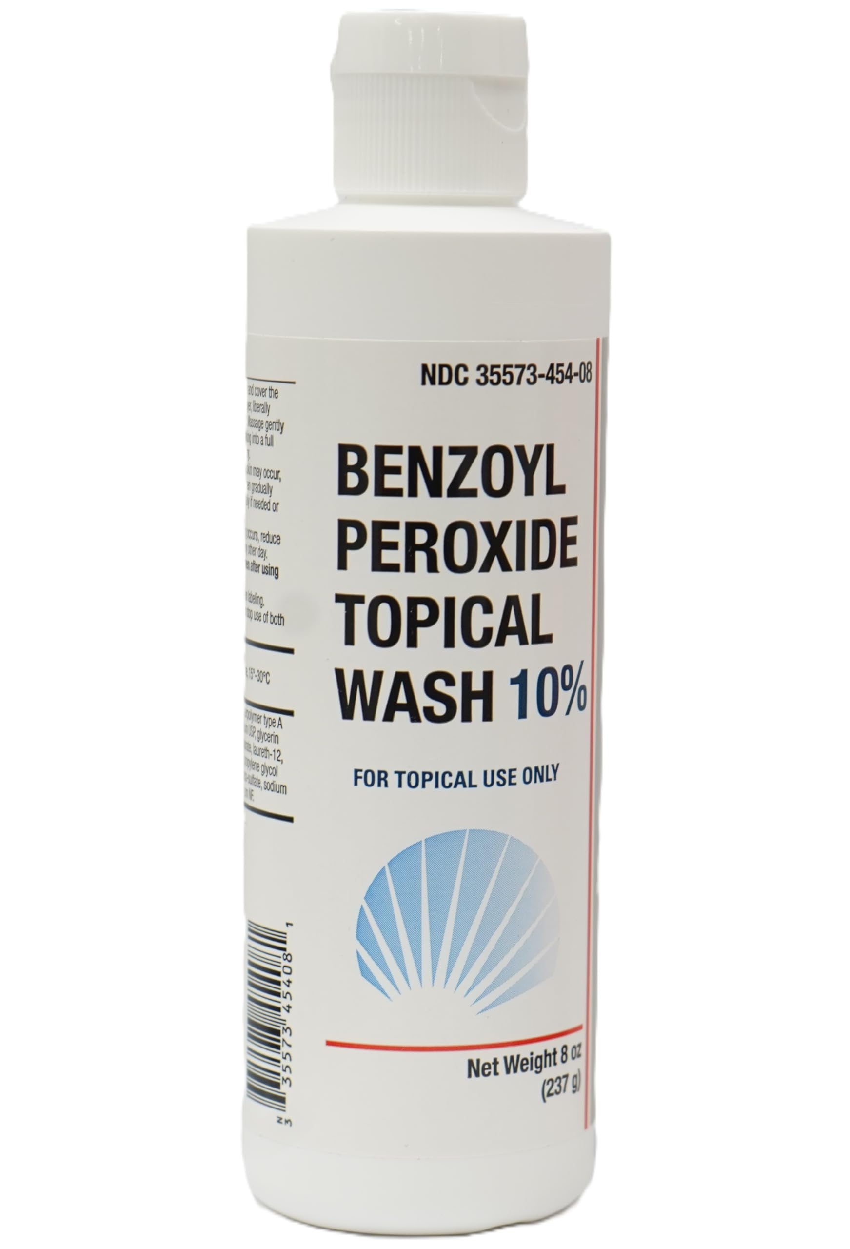 Burelpharma Benzoyl Peroxide Topical Wash 10% | Acne Treatment for All Skin Types