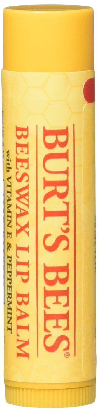 Burt's Bees Beeswax Lip Balm with Vitamin E & Peppermint – 0.15 oz Pack of 10