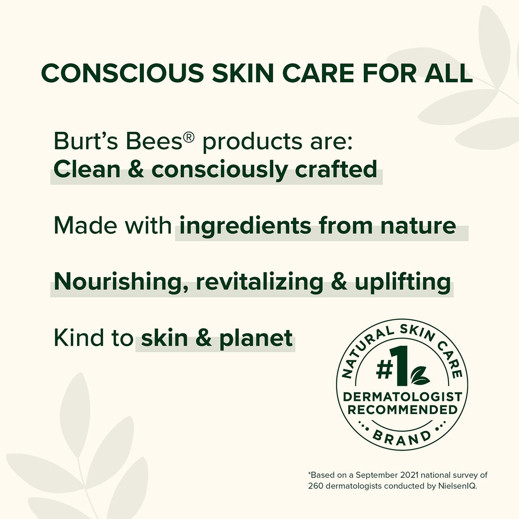 Burt's Bees Cooling Face Scrub for Men with Aloe & Hemp, 4 oz