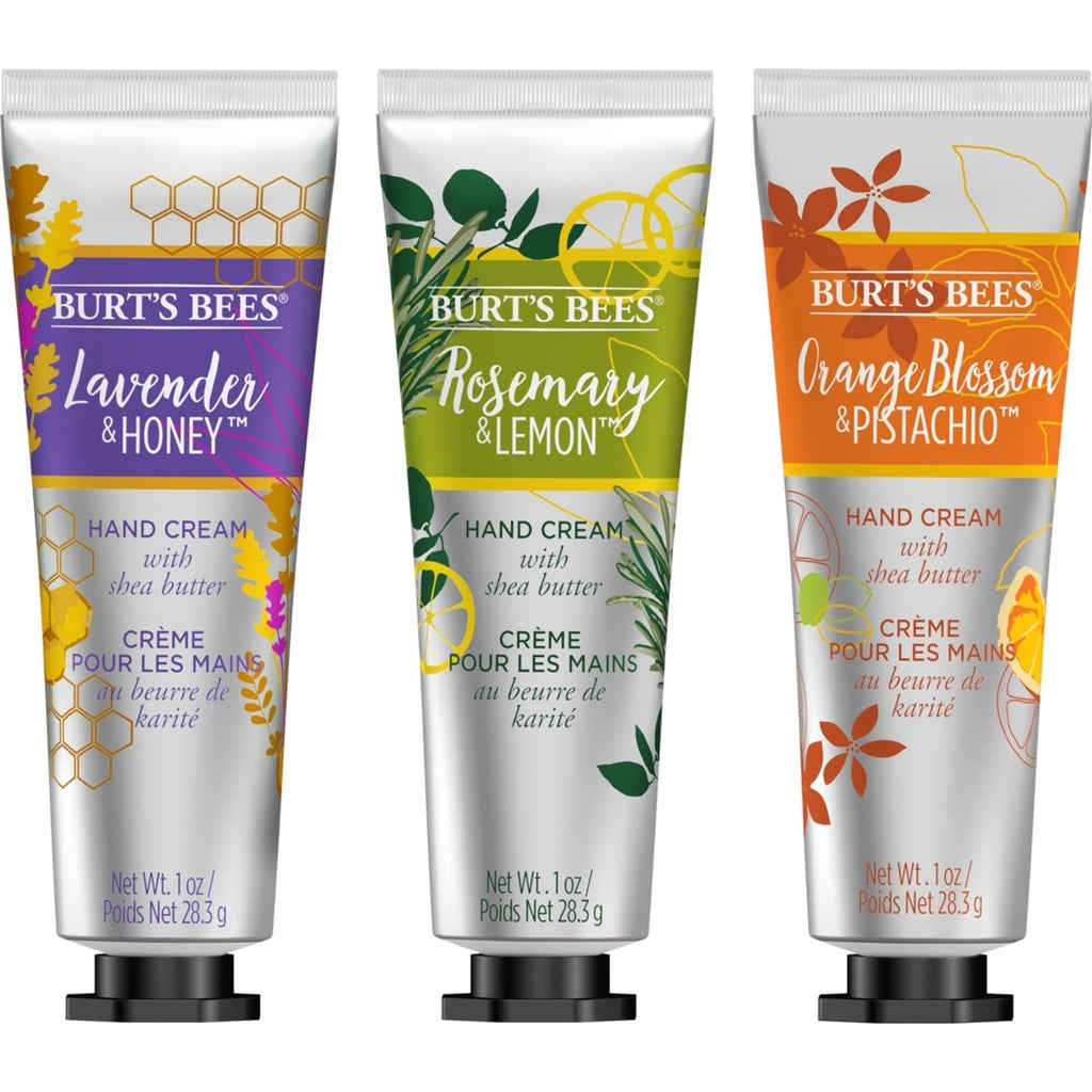 Burts Bees Lavender & Honey Hand Cream with Shea Butter — 4 x 1 oz