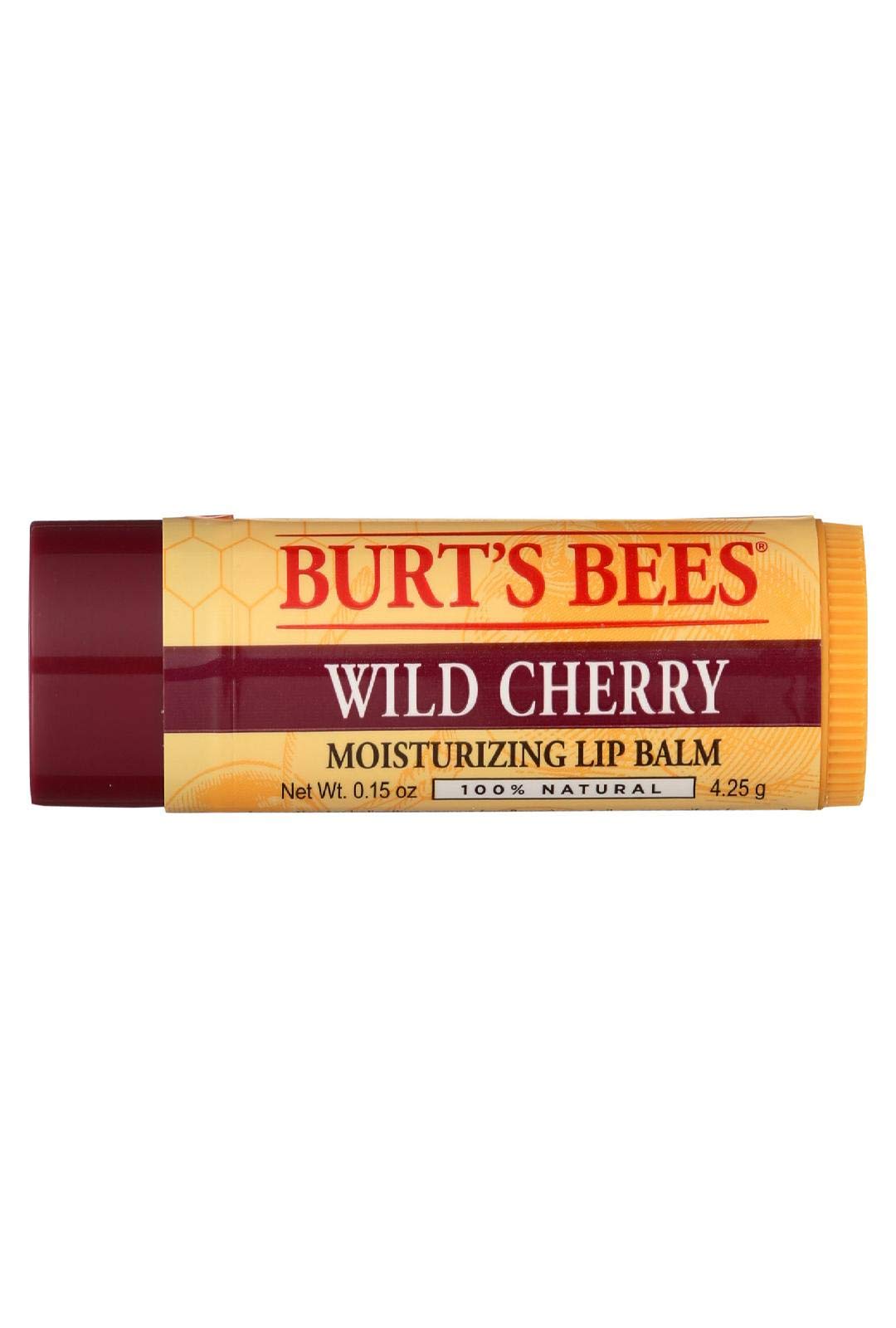 Burt's Bees Lip Balm Wild Cherry – 0.15 oz (Value Pack of 12)
