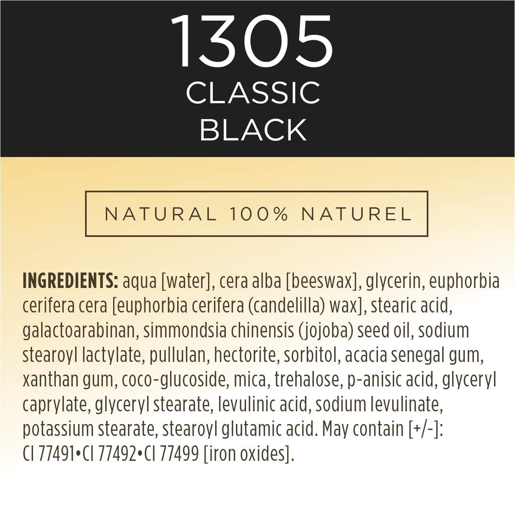 Burt's Bees 100% Natural Nourishing Mascara, Classic Black — 0.4 Ounce (Pack of 2)
