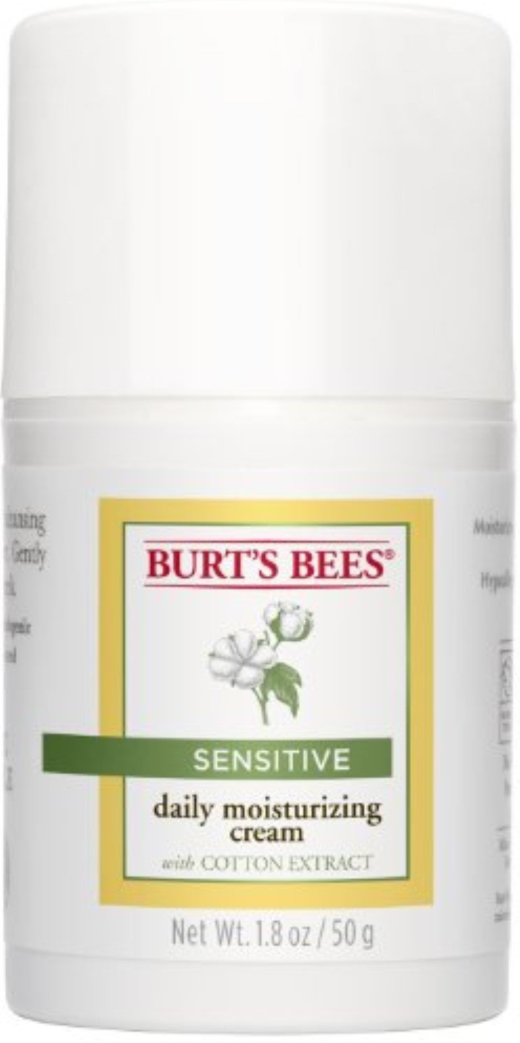 Burt's Bees Sensitive Daily Moisturizing Cream 1.8 oz – Pack of 4 | Gentle Hydration for Sensitive Skin