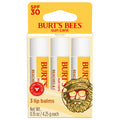 Burt's Bees Beaches and Cream SPF 30 Lip Balm | 3 Tubes, Nano-Free