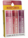 Burt's Bees Tinted Lip Balm, 3 Count (Pack of 1) | Three Shades for Everyday Color