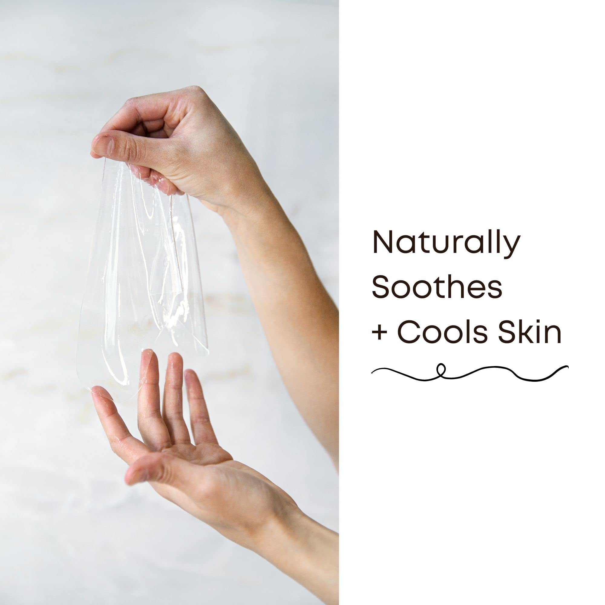 Bushbalm Hydrogel Vajacial Mask – Hydrating Bikini Mask with Hyaluronic Acid & Aloe, 3-Pack