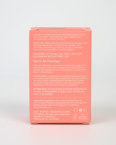 Bushbalm Ingrown Hair & Razor Bumps Routine – Watermelon Sugar (Oil 30 ml + Scrub 236 ml)