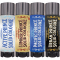 BushKlawz Travel Size Solid Cologne Sampler — 4 Prince Scents