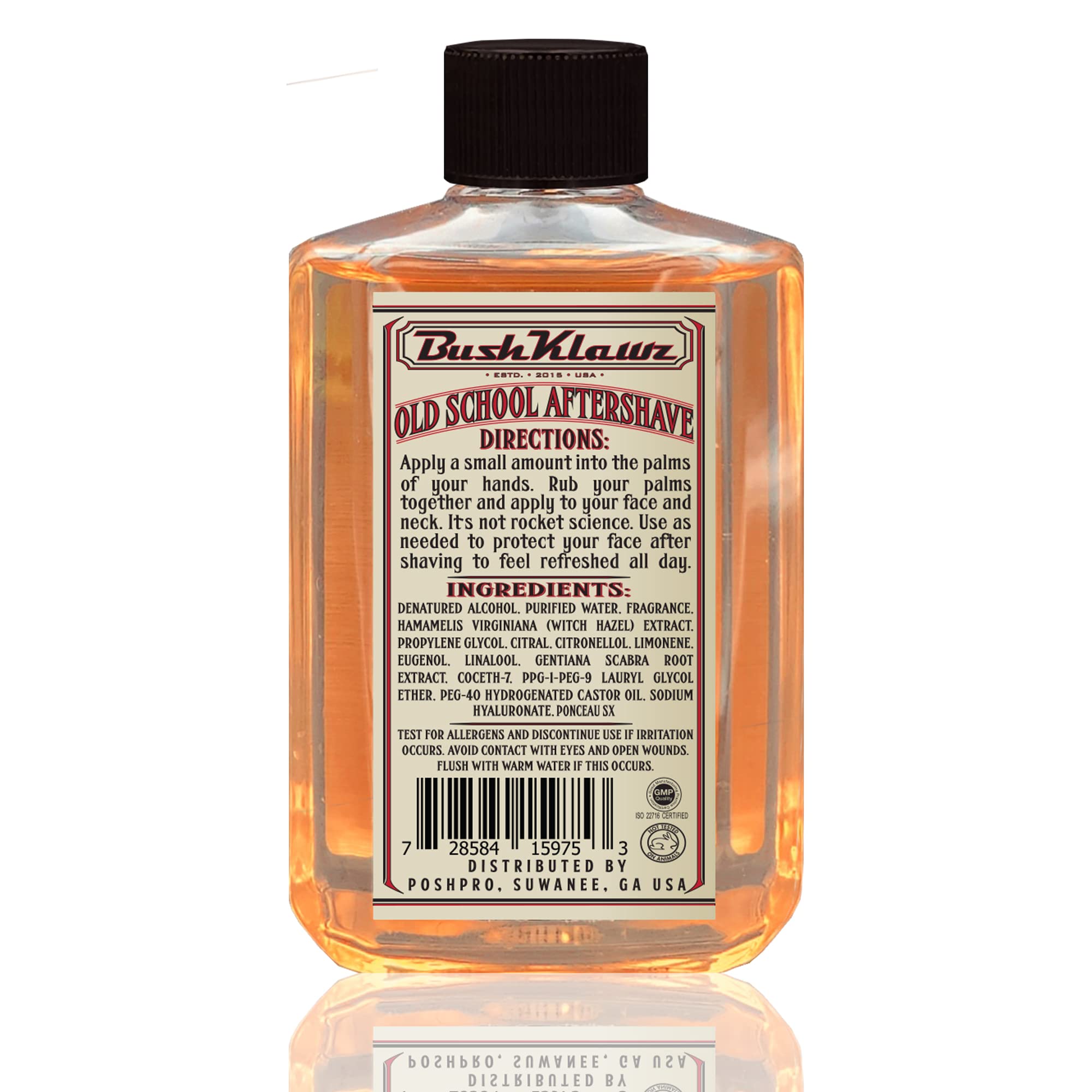 BushKlawz Lumber Prince After Shave Balm – Cooling, Soothing Barbershop Toner