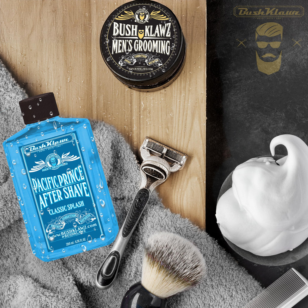 BushKlawz Pacific Prince After Shave Balm – Cooling, Soothing & Fast-Absorbing