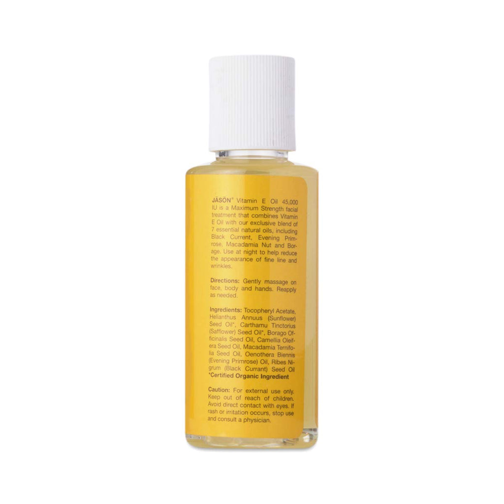 BUTO Jason Naturals Vitamin E 5000 IU Skin Oil – Pack of 2 (4 oz Each)
