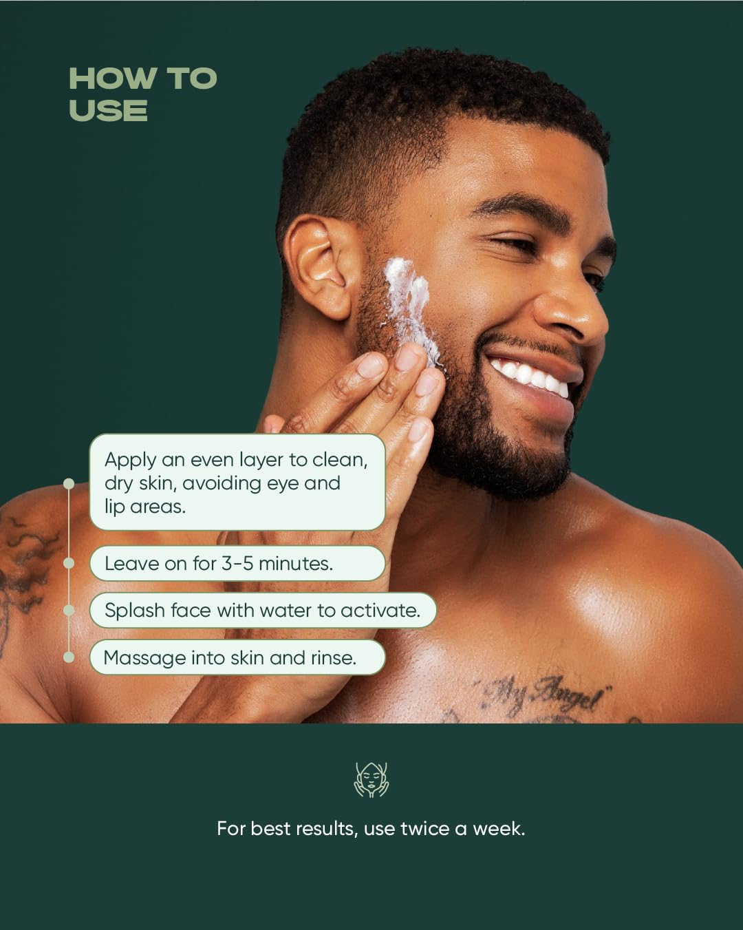 Buttah Skin by Dorion Renaud Tea Tree & Aloe Exfoliating Scrub 3oz | Multi-Tasking Cleanser