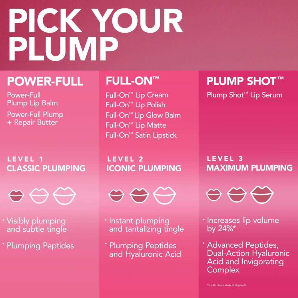 Buxom Full-On Plumping Lip Polish AB Dolly – True Mauve Shimmer, Peptides & Vitamin E, Vegan Gloss