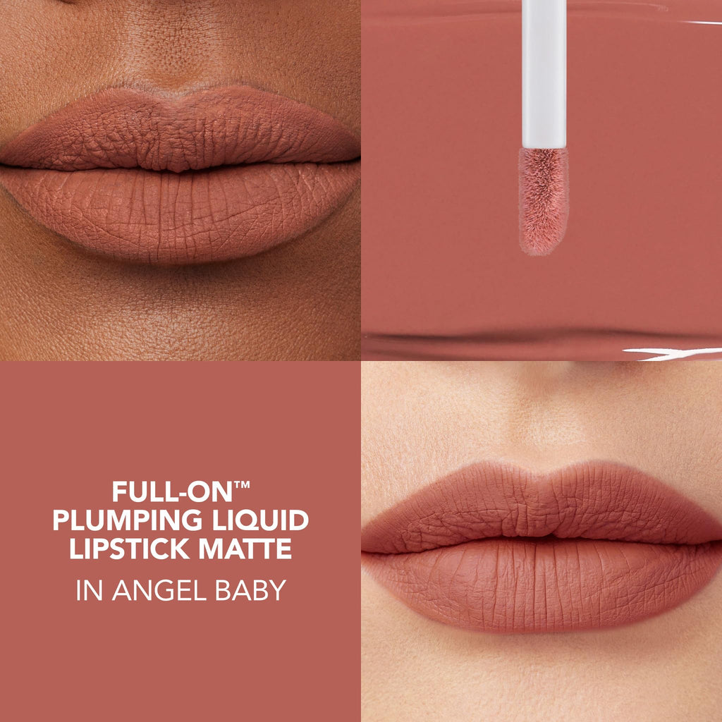 Buxom Full-On Plumping Liquid Matte Lipstick Angel Baby | Hydrating Matte Color