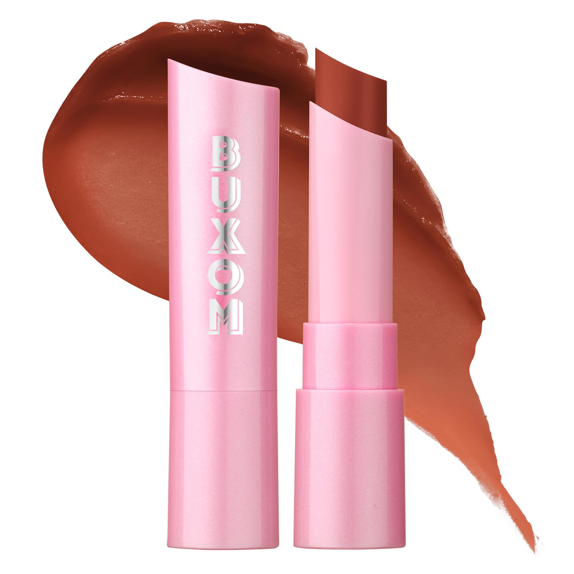 BUXOM Full-On Lip Glow Balm Cinnamon Kiss — Hydrating Plumping Lip Tint