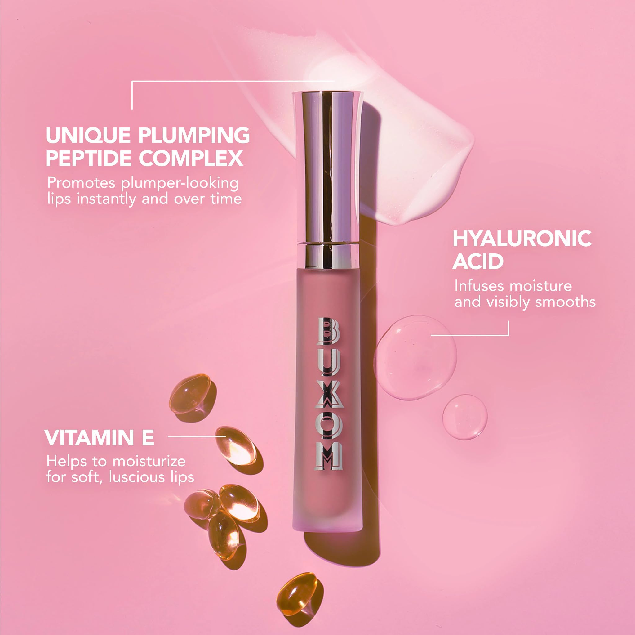 Buxom Full-On Plumping Lip Cream – Sangria | Creamy, Non-Shimmer Lip Color