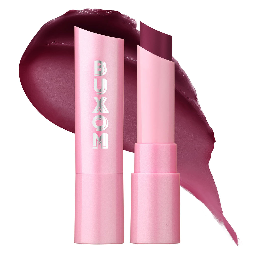BUXOM Full-On Plumping Lip Glow Balm Blackberry Jam – Hydration, Glow & Tint