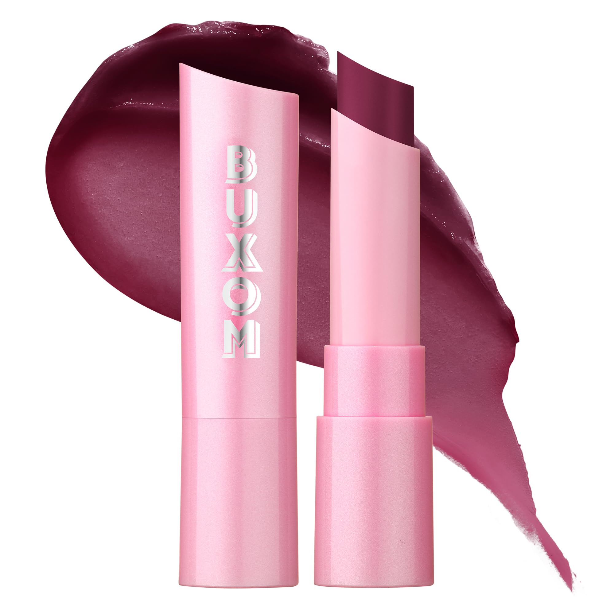 BUXOM Full-On Plumping Lip Glow Balm Blackberry Jam – Hydration, Glow & Tint