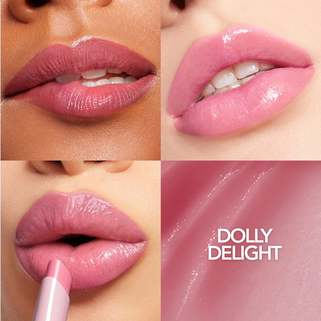 BUXOM Full-On Plumping Lip Glow Balm Dolly Delight – Hydrating Lip Color