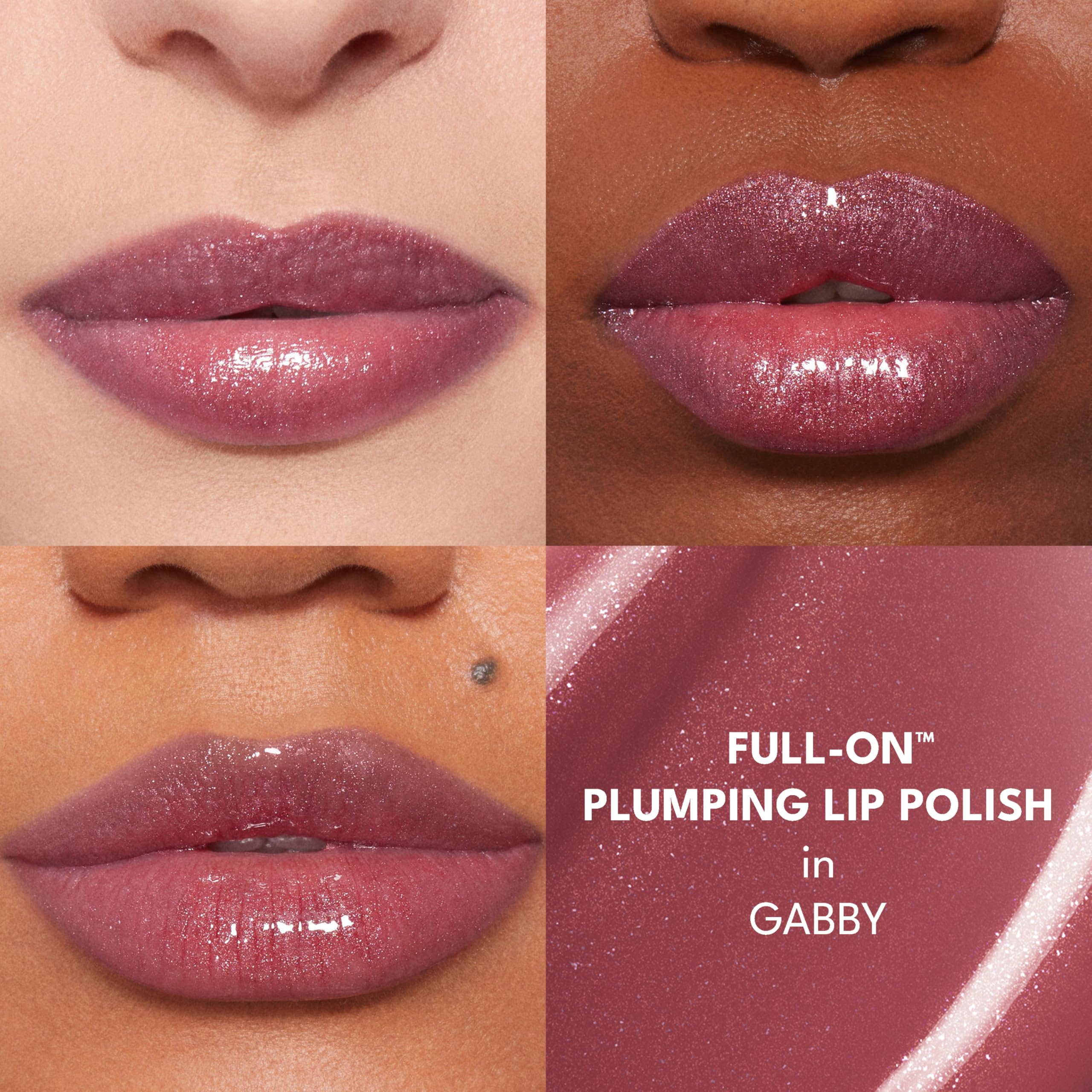 Buxom Full-On Plumping Lip Polish – Peptides, Vitamin E & Rich Plum Brown Sugar