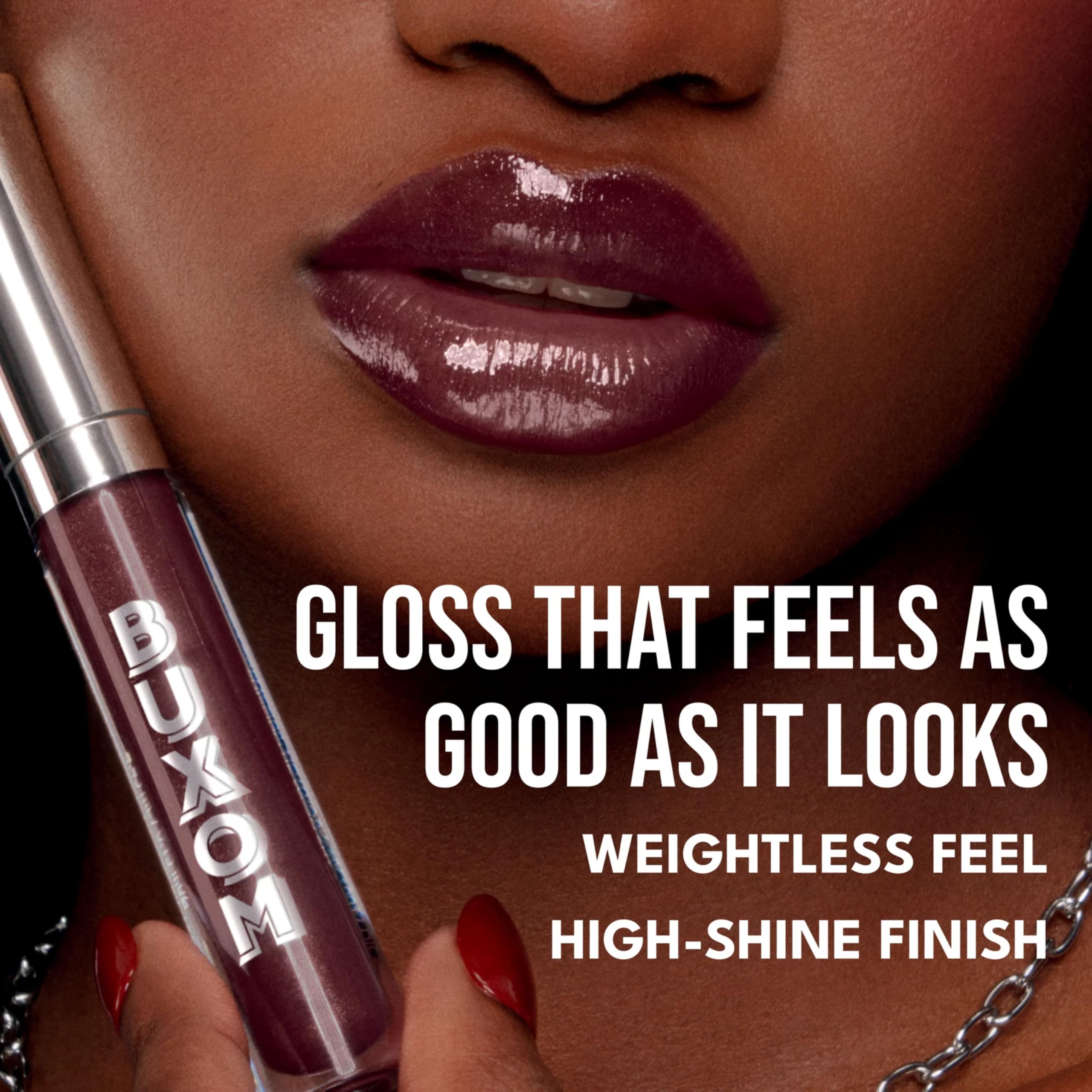 Buxom Full-On Plumping Lip Polish – Peptides, Vitamin E & Rich Plum Brown Sugar